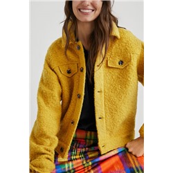 Chaqueta trucker lana