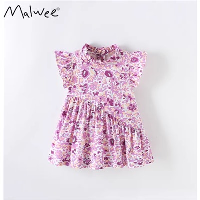 Хлопковое платье МАЛВЕ*Й (110-150)