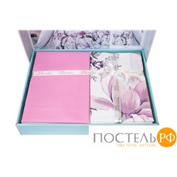 Постельное белье "Карвен" ранфорс 1,5 спальн. (Layla Lilac)