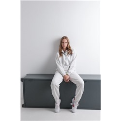 Sudadera polo felpa gris oscuro