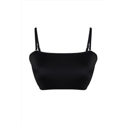 Trendyol Curve Siyah Straplez Bikini Üstü TBBSS23CT00013
