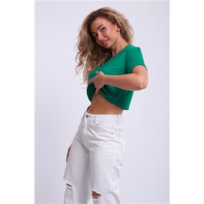 83908 укороченная футболка женская