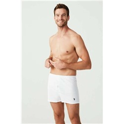 U.S. Polo Assn. 3 Adet %100 Pamuk Düğmeli Erkek Boxer