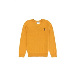 Erkek Çocuk Hardal Basic Kazak