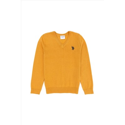 Erkek Çocuk Hardal Basic Kazak