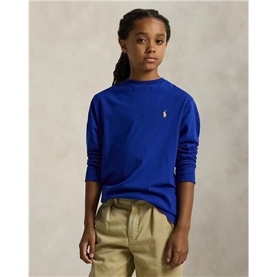 Cotton Jersey Long-Sleeve Tee  Boys 8-20