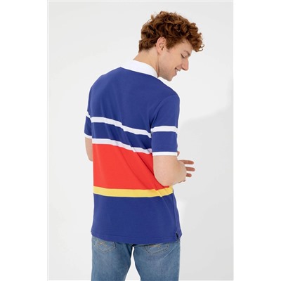 Erkek Mavi Polo Yaka Tişört