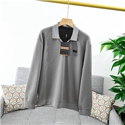 Мужское поло с длинным рукавом с флисом внутри   Zegn*a