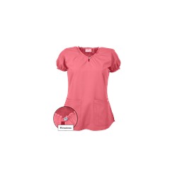 Butter-Soft Scrubs by UA™ Keyhole Neck Top w/ Rhinestone Detail