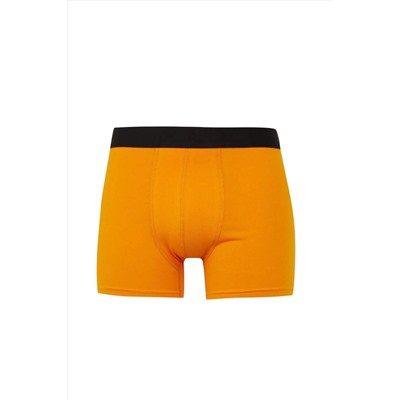 DeFacto Regular Fit Bal Kabağı Baskılı 3lü Boxer E0038AX24WN