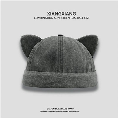 Кепочка для девочек с ушками