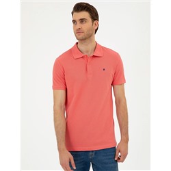 Mercan Slim Fit %100 Pamuk Polo Yaka Basic Tişört
