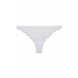 Tanga encaje blanca