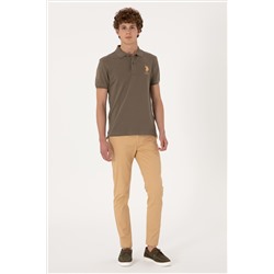 Erkek Camel Kanvas Pantolon