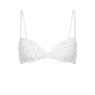 Sujetador push-up de pointelle