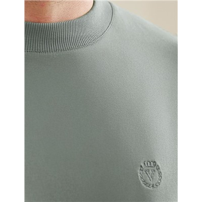 Джемпер из тонкого премиального футера с эластаном