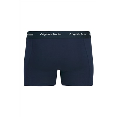 Jack & Jones Jack Jones Jacvesterbro Solıd Trunks 3 Pack Noos Erkek Lacivert Boxer 12272945-04