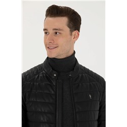 Erkek Siyah Deri Ceket