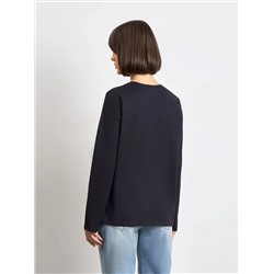 Лонгслив из хлопка, B2947/basalt