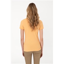 Kadın Kavun Basic Polo Yaka Tişört