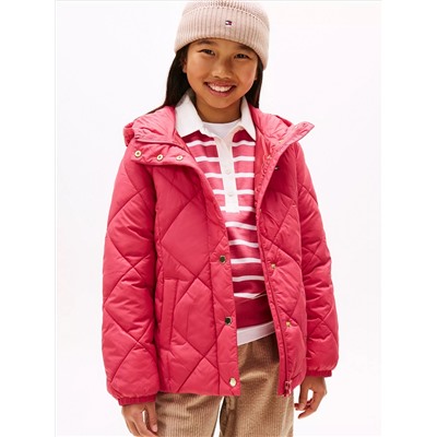 Kids' Quilted Hooded Puffer Jacket