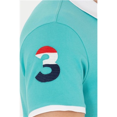 Erkek Mint Basic Polo Yaka Tişört