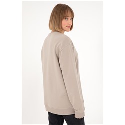 Erkek Taş Basic Sweatshirt