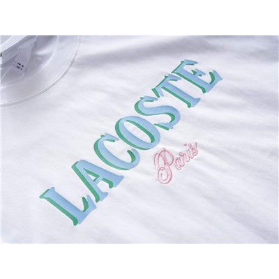 Хлопковая футболка унисекс  (2 цвета) ЛАКОСТ*Е