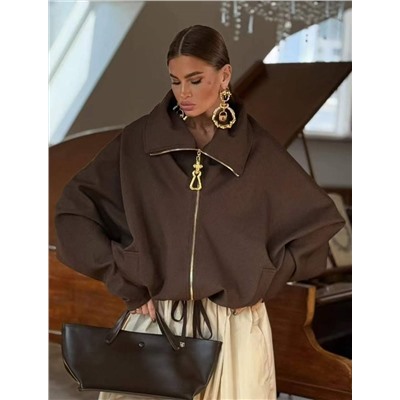 Женское оверсайз пальто с рукавами летучая мышь   Schiaparell*i