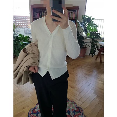 Женская классическая кофта / кардиган  на пуговицах 2цвета