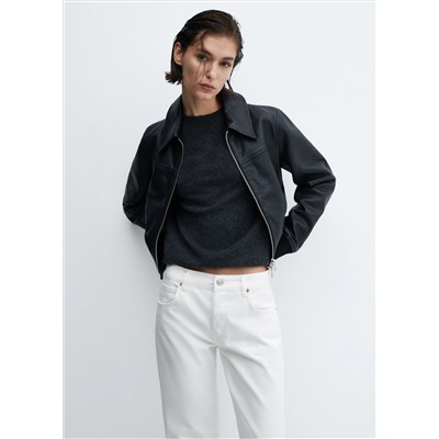 Jeans rectos tiro medio