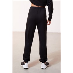 Черные джоггеры Nadiah с высокой талией