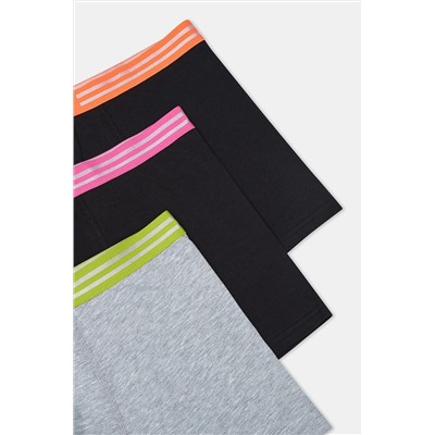 Penti Phospor Belt Çok Renkli 3lü Boxer