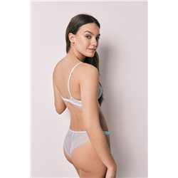 Sujetador triangular encaje azul NATURAL