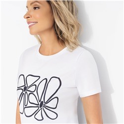 Футболка из эластичной ткани, Манерная принцесса (flower)