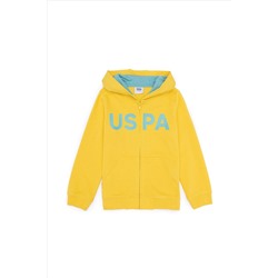 Erkek Çocuk Sarı Basic Sweatshirt