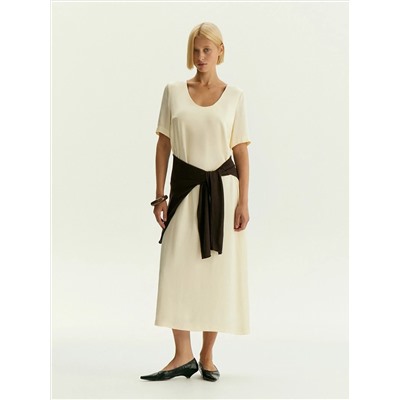 Платье миди из 100% вискозы, PL1742/assiet