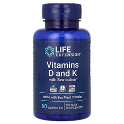 Vitamin D and K 60 cap LIFE