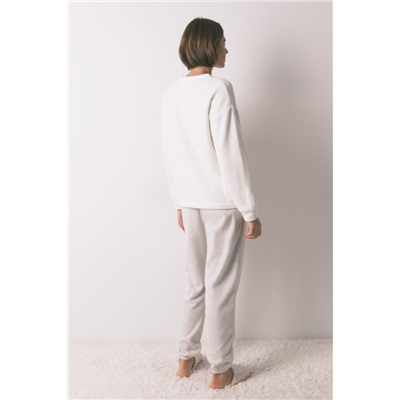 Pijama largo polar suave estampado Pingu