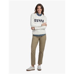 USPA LOGO CREW NECK SWEATER