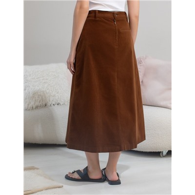 Юбка  из эластичного микро-вельвета