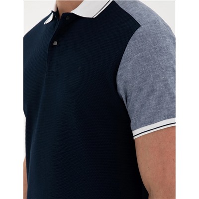 Lacivert Slim Fit Tişört