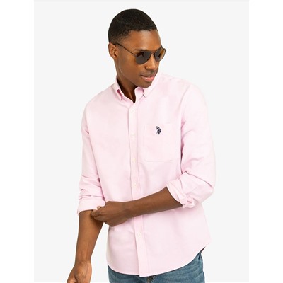 LONG SLEEVE STRETCH OXFORD SHIRT