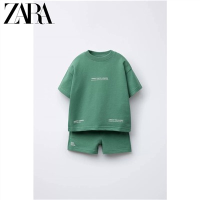 Костюм на лето для мальчиков, футболка и шорты ЗАР*А оф сайт