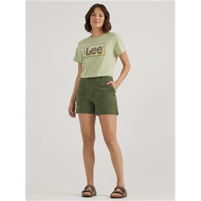 Women's Ultra Lux Comfort High Rise Pull-On Utility Short