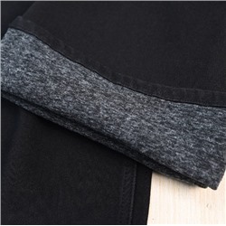 Женские зимние джинсы из плотного эластичного хлопкового флиса с высокой талией  АЙСИК*Л