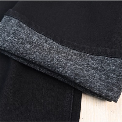 Женские зимние джинсы из плотного эластичного хлопкового флиса с высокой талией  АЙСИК*Л