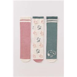 Pack 3 calcetines largos Snoopy