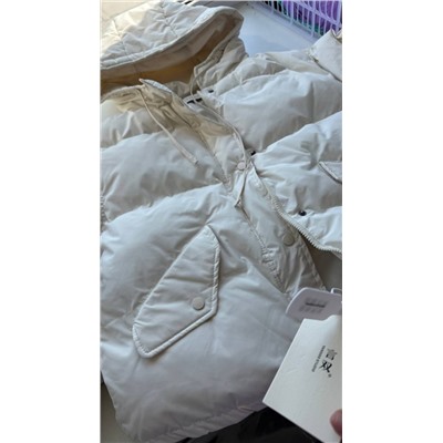 Женская короткая хлопковая куртка с капюшоном YANSO*O