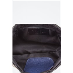 Bandolera de piel Zia - Gris